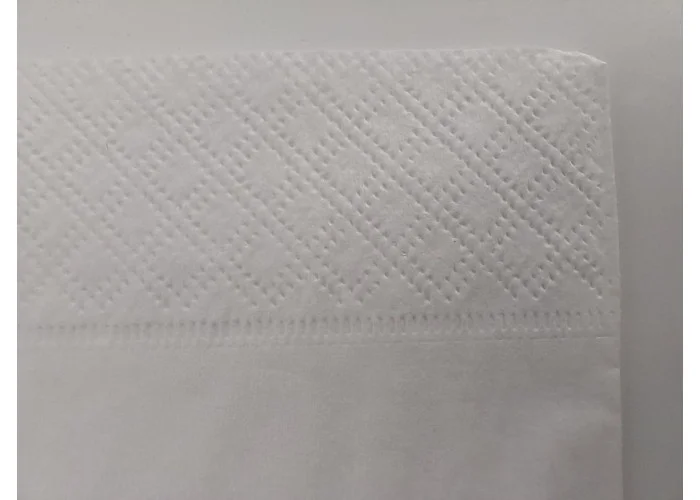 Салфетки бумажные двухслойные 33 х 33 см белые 200 л